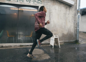Correr con lluvia